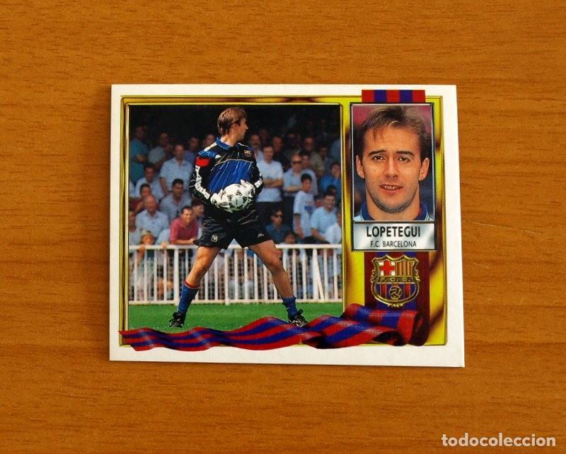 Cromos de F&uacute;tbol: F&uacute;tbol Club Barcelona - Lopetegui - Ediciones Este Liga 1995-1996, 95-96 - Nunca Pegado