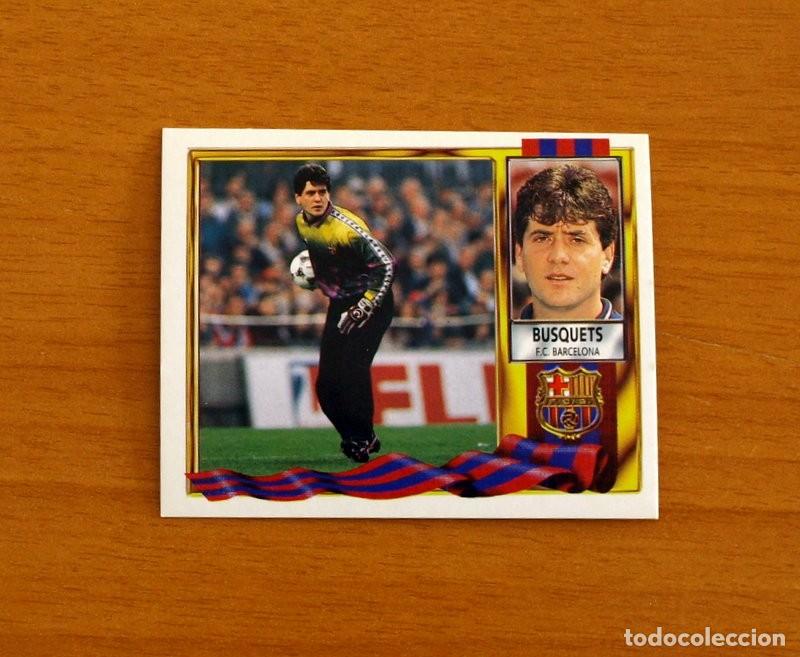 Figurine di Calcio: F&uacute;tbol Club Barcelona - Busquets - Ediciones Este Liga 1995-1996, 95-96 - Nunca pegado