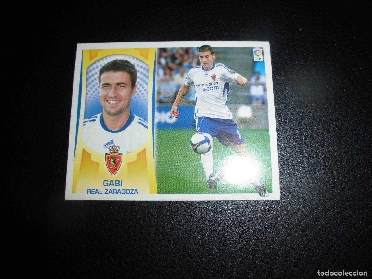 Cromos de F&uacute;tbol: CROMO DE FUTBOL: GABI - N&ordm; 9 - REAL ZARAGOZA - EDICIONES ESTE. LIGA 2009 - 2010. 09/10.