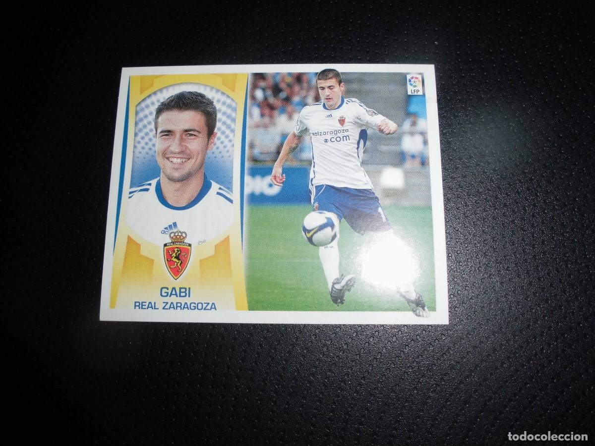 Cromos de F&uacute;tbol: CROMO DE FUTBOL: GABI - N&ordm; 9 - REAL ZARAGOZA - EDICIONES ESTE. LIGA 2009 - 2010. 09/10.