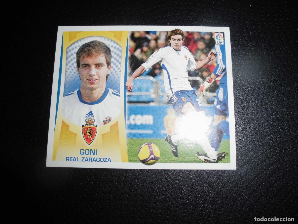 Cromos de F&uacute;tbol: CROMO DE FUTBOL: GONI - N&ordm; 6 B - REAL ZARAGOZA - EDICIONES ESTE. LIGA 2009 - 2010. 09/10.