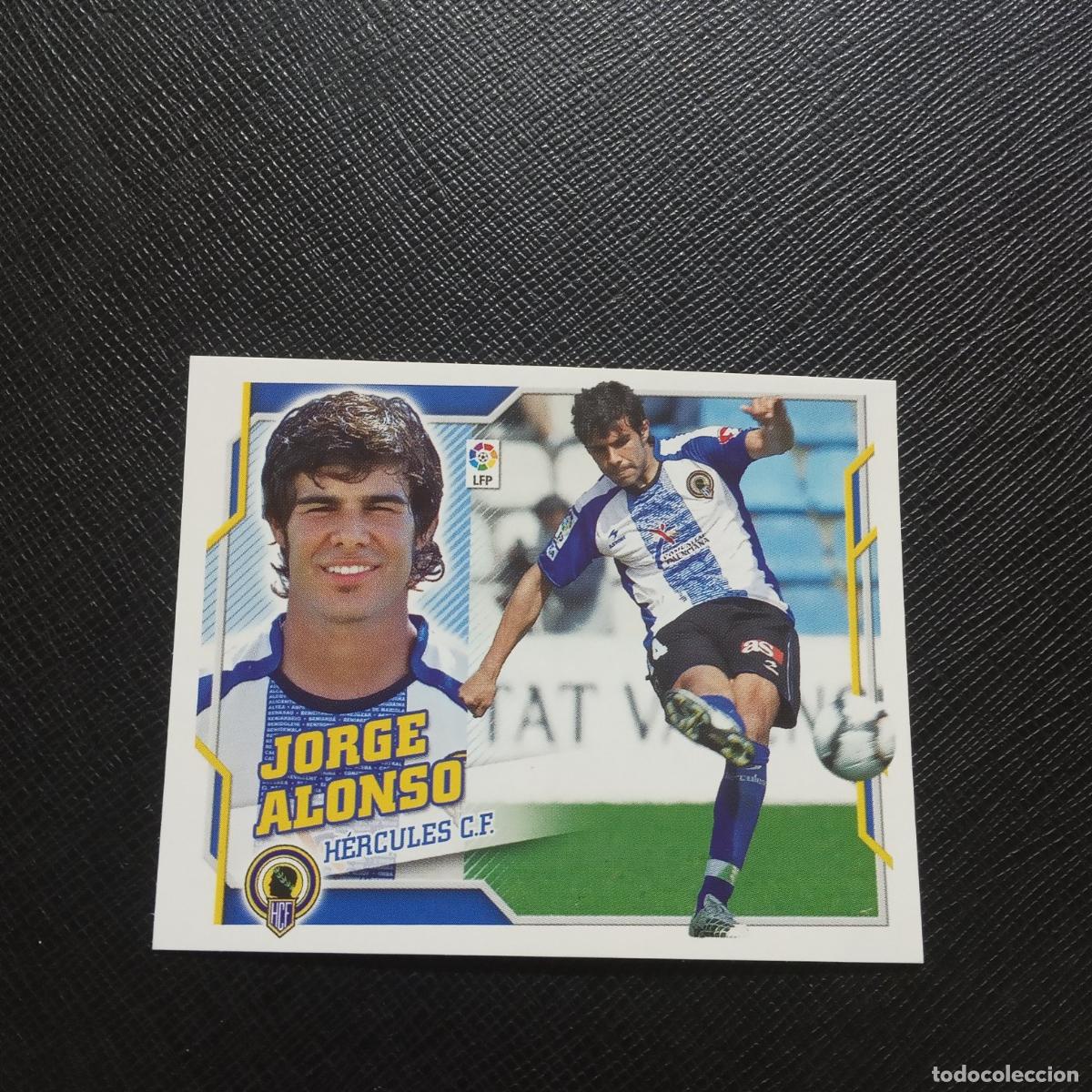 Fu&szlig;ball-Sticker: JORGE ALONSO HERCULES ESTE 2010 2011 CROMO FUTBOL 10 11 - SIN PEGAR - A203 PG82