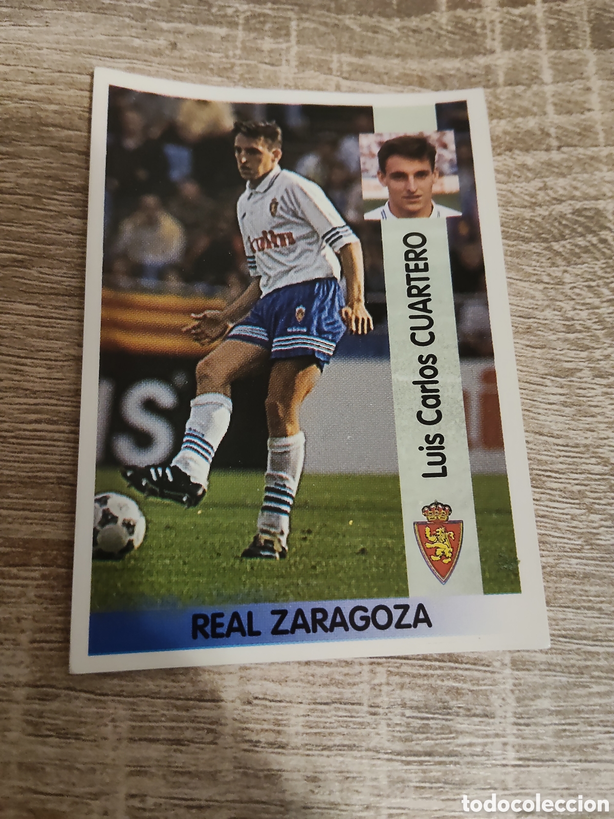 Cromos de F&uacute;tbol: Panini liga 1996 1997 96 97 179 Cuartero Real Zaragoza