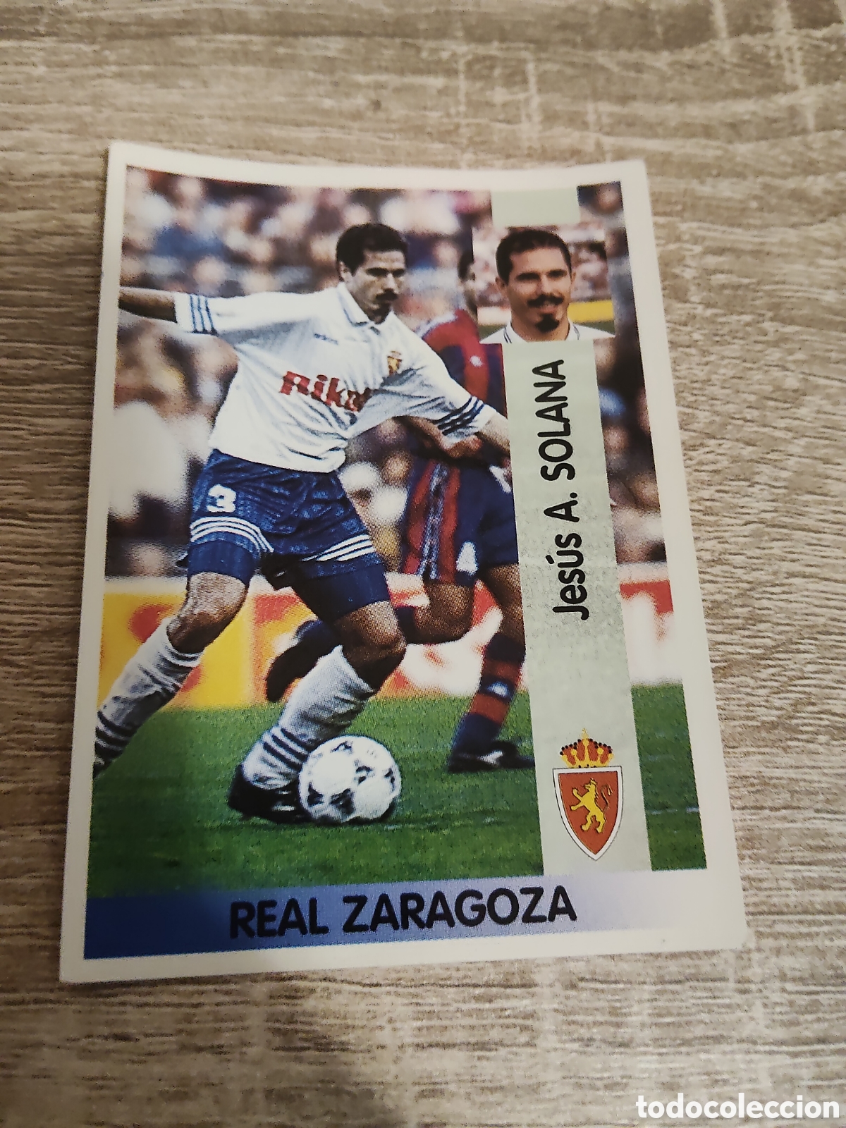 Cromos de F&uacute;tbol: Panini liga 1996 1997 96 97 181 Solana Real Zaragoza