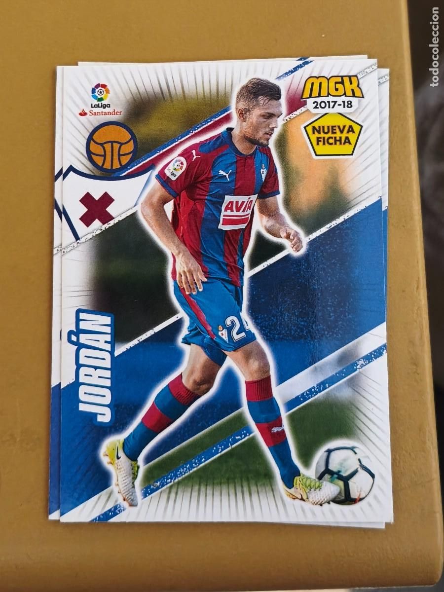 Cromos de Futebol: jordan, 2017 18 nueva ficha