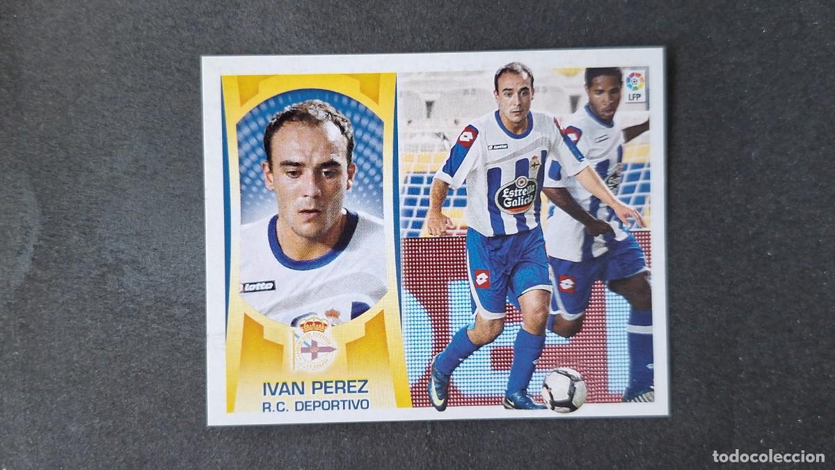 Figurine di Calcio: L3 IVAN PEREZ DEPORTIVO DE LA CORU&Ntilde;A COLOCA LIGA ESTE 2009 2010 09 10 NUNCA PEGADO SIN PEGAR