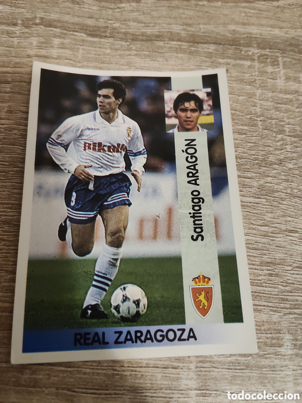 Cromos de F&uacute;tbol: Panini liga 1996 1997 96 97 185 Arag&oacute;n Real Zaragoza