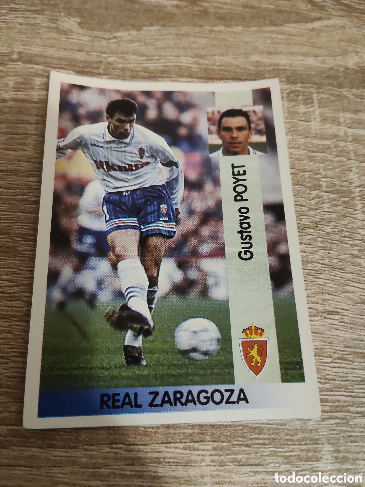 Cromos de F&uacute;tbol: Panini liga 1996 1997 96 97 187 Poyet Real Zaragoza