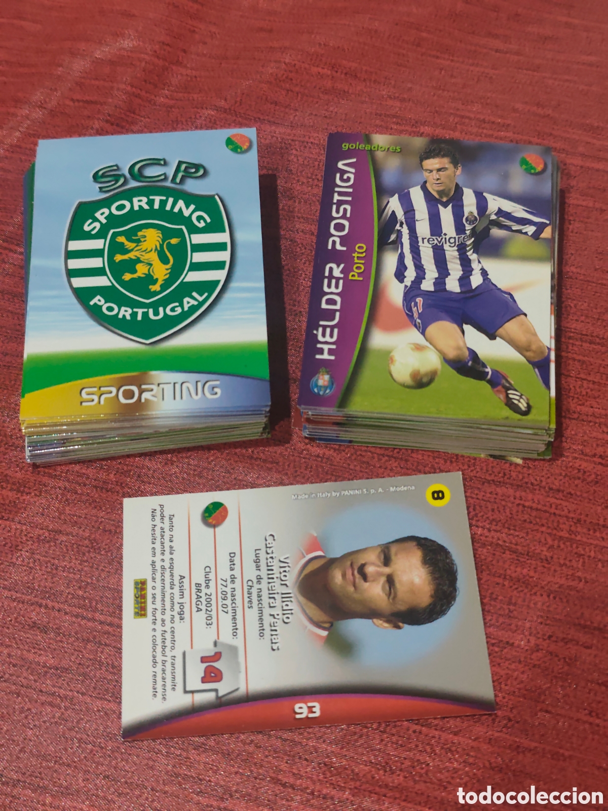 Cromos de f&uacute;tbol: 104 CARDS DIFERENTES MEGA CRACQUES 2002 2003 LIGA PORTUGUESA PORTUGAL #