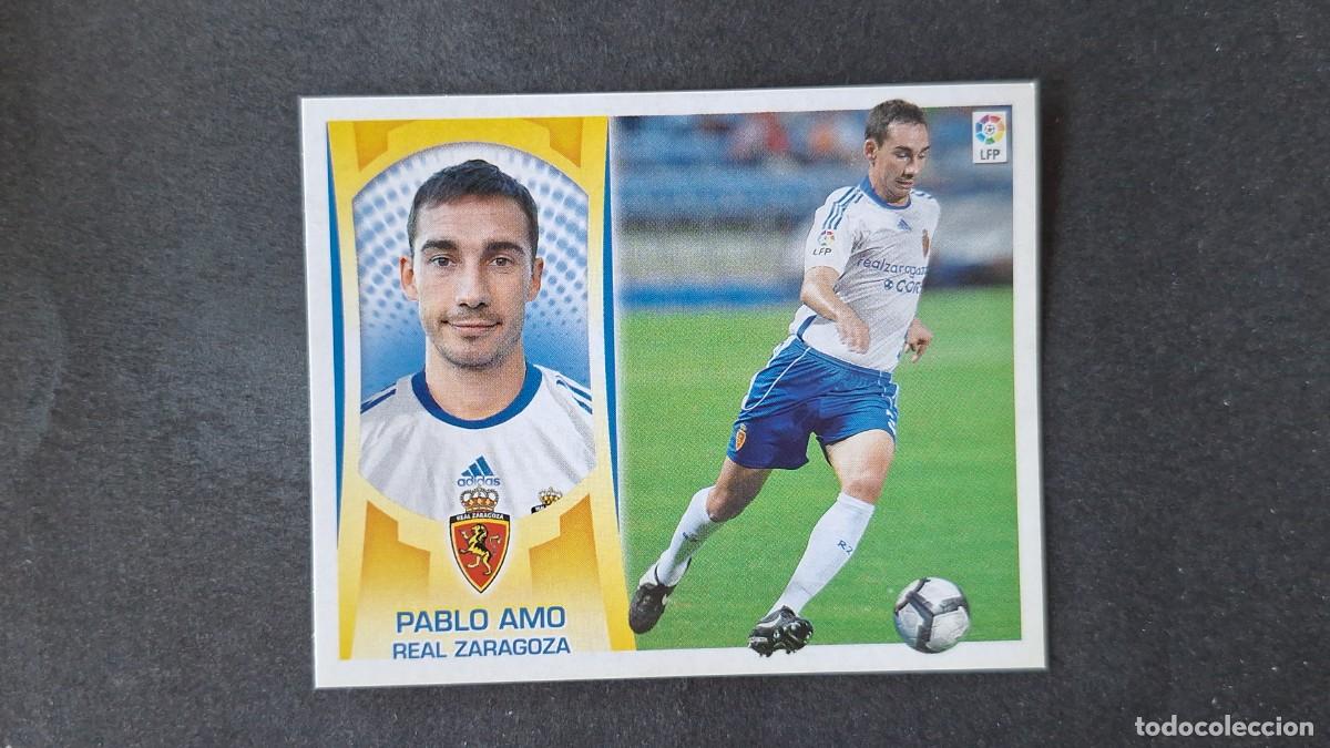 Cromos de F&uacute;tbol: L3 PABLO AMO REAL ZARAGOZA COLOCA LIGA ESTE 2009 2010 09 10 NUNCA PEGADO SIN PEGAR