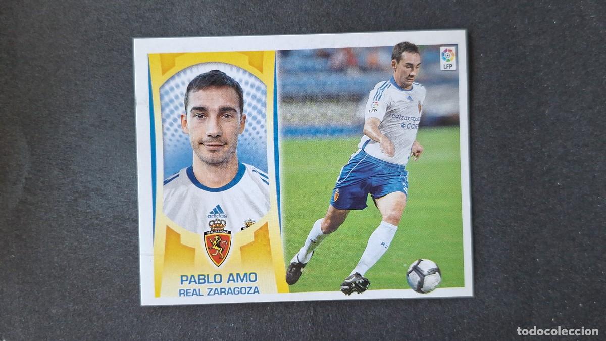 Cromos de F&uacute;tbol: L3 PABLO AMO REAL ZARAGOZA COLOCA LIGA ESTE 2009 2010 09 10 NUNCA PEGADO SIN PEGAR