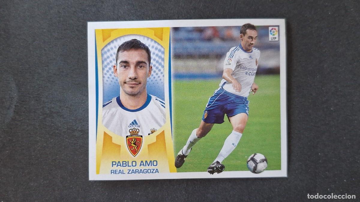 Cromos de F&uacute;tbol: L3 PABLO AMO REAL ZARAGOZA COLOCA LIGA ESTE 2009 2010 09 10 NUNCA PEGADO SIN PEGAR
