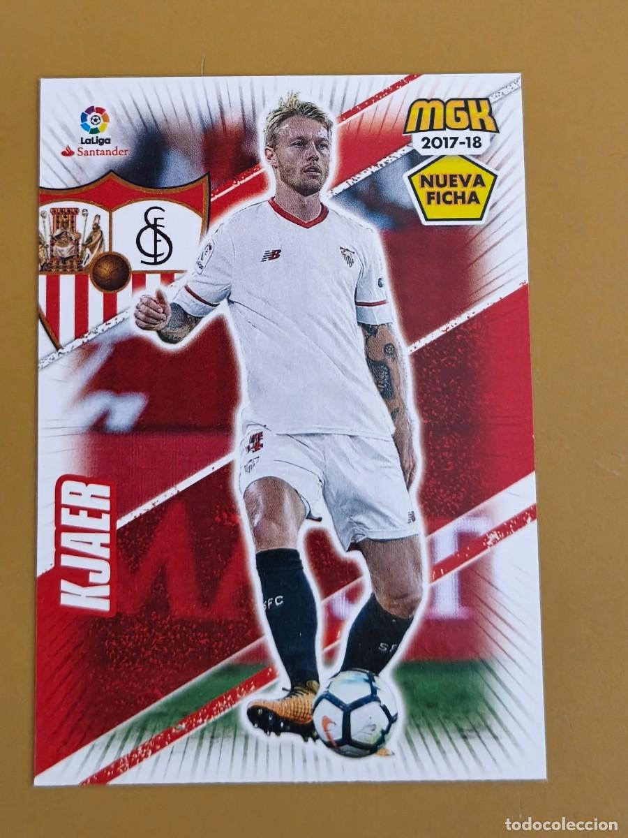 Fu&szlig;ball-Sticker: kjaer, 2017 18 nueva ficha