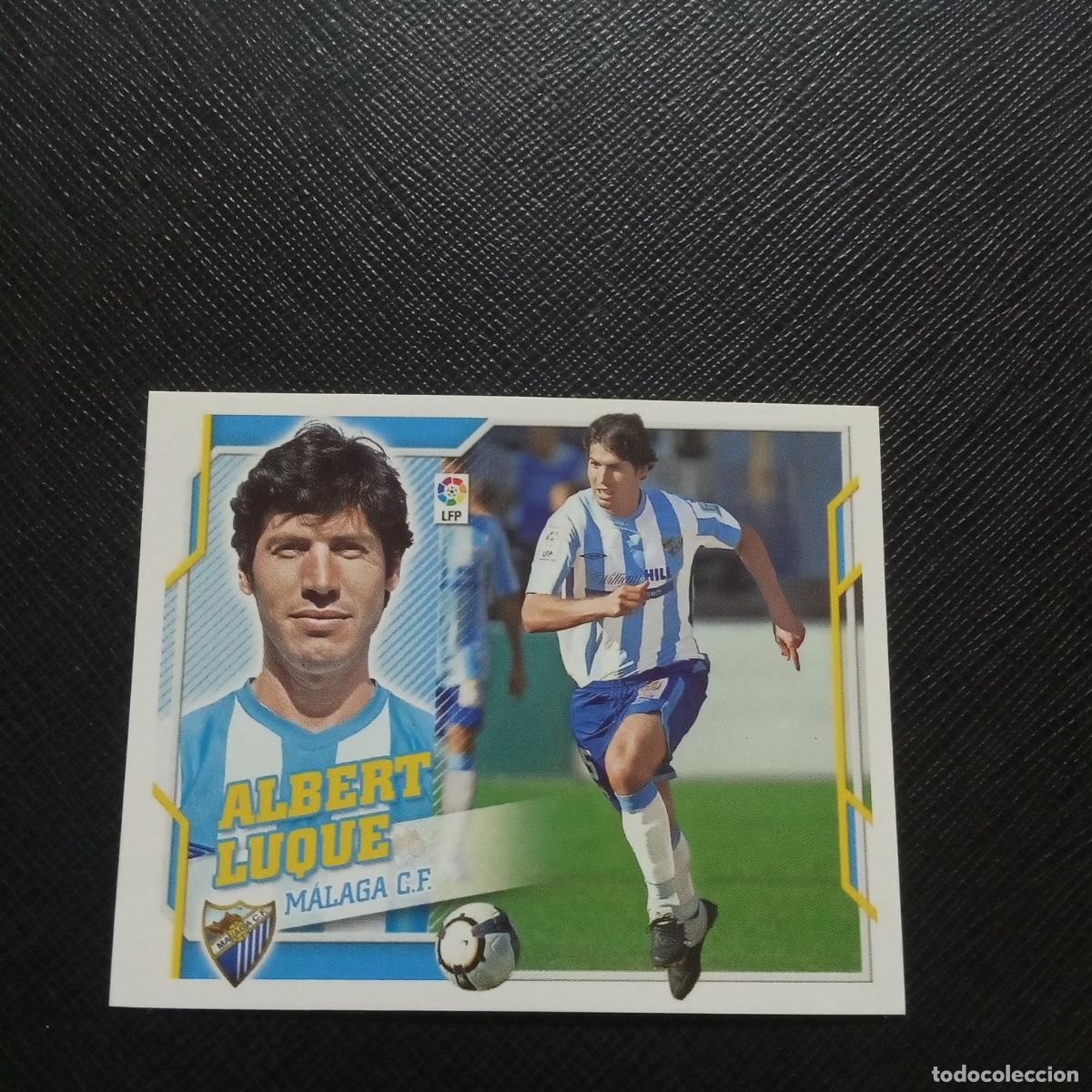 Cromos de Futebol: ALBERT LUQUE MALAGA ESTE 2010 2011 CROMO FUTBOL 10 11 - SIN PEGAR - A203 PG127
