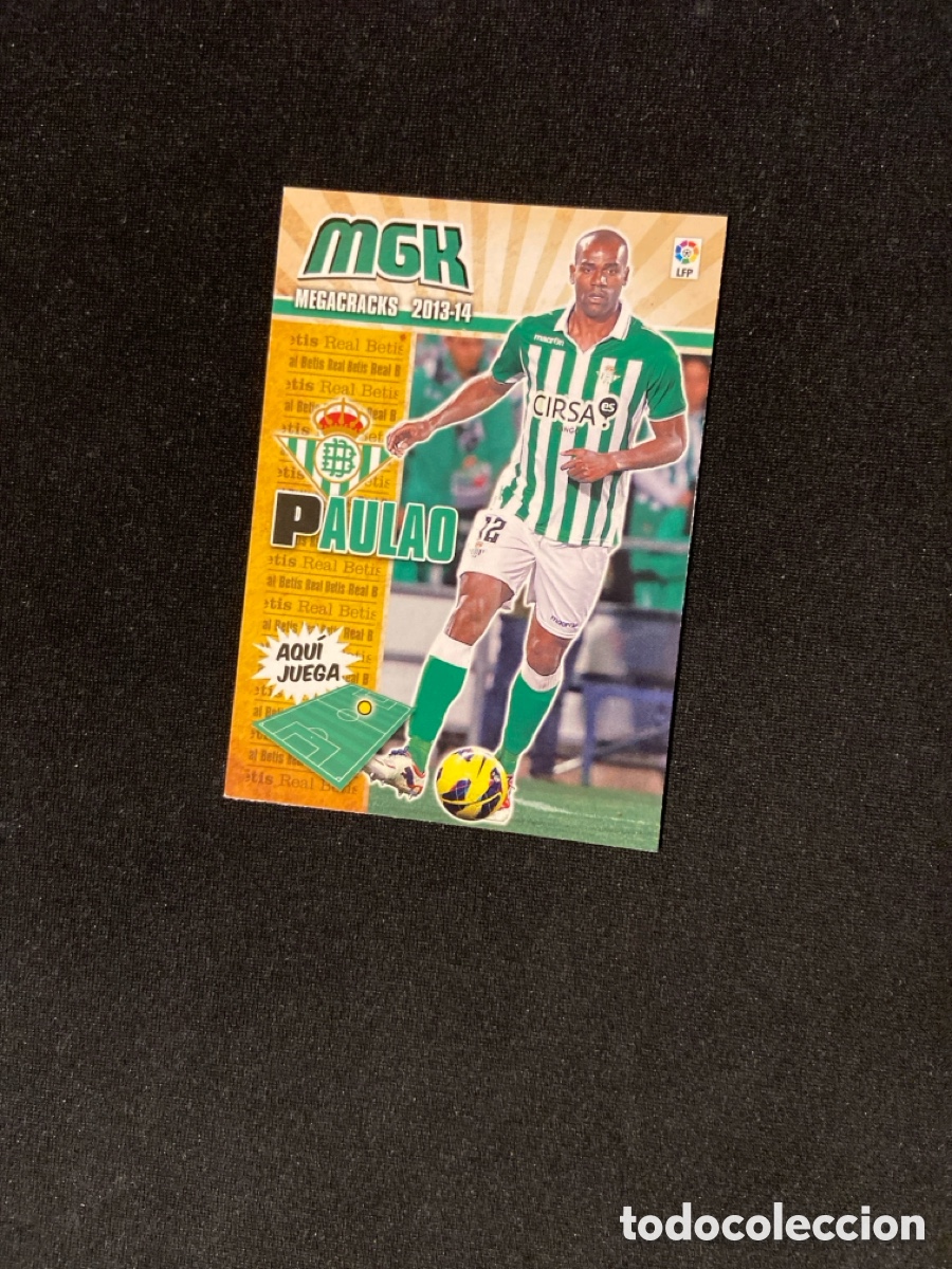 Fu&szlig;ball-Sticker: PAULAO 77 (BETIS) PANINI MEGACRACKS 2013-2014 13 14 CROMO CARTA M-3