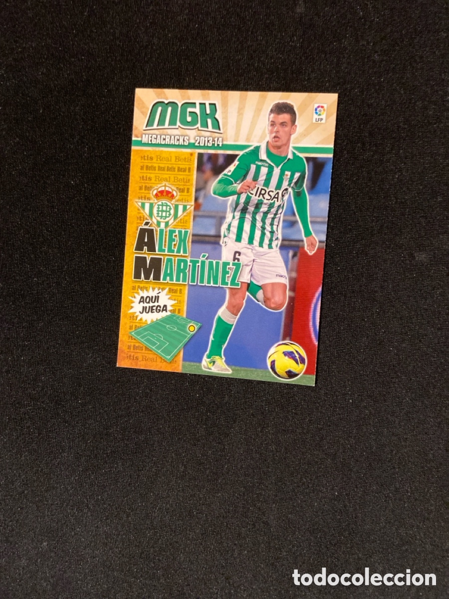 Cartes &agrave; collectionner de Football: ALEX MARTINEZ 79 (BETIS) PANINI MEGACRACKS 2013-2014 13 14 CROMO CARTA M-3