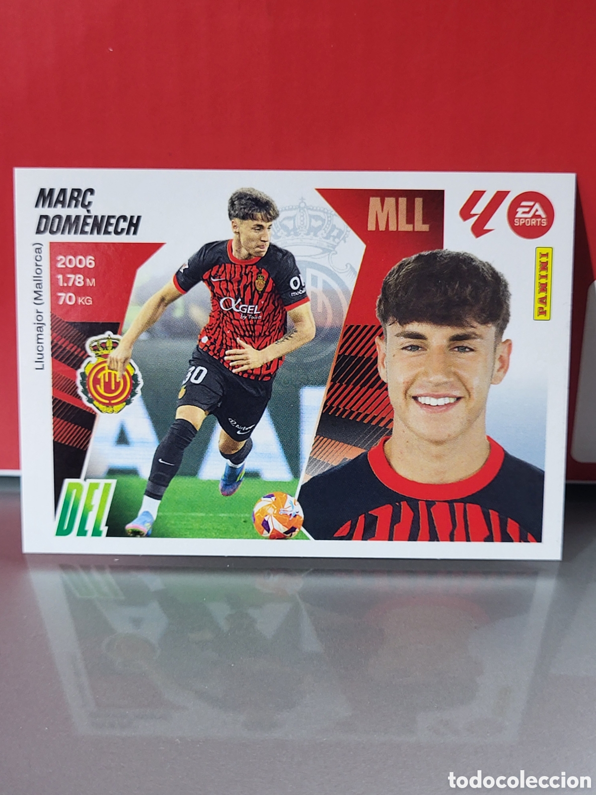 Fu&szlig;ball-Sticker: MARC DOMENECH RCD MALLORCA N&ordm; 17 CROMO LIGA ESTE 2025-2026 25 26 PANINI