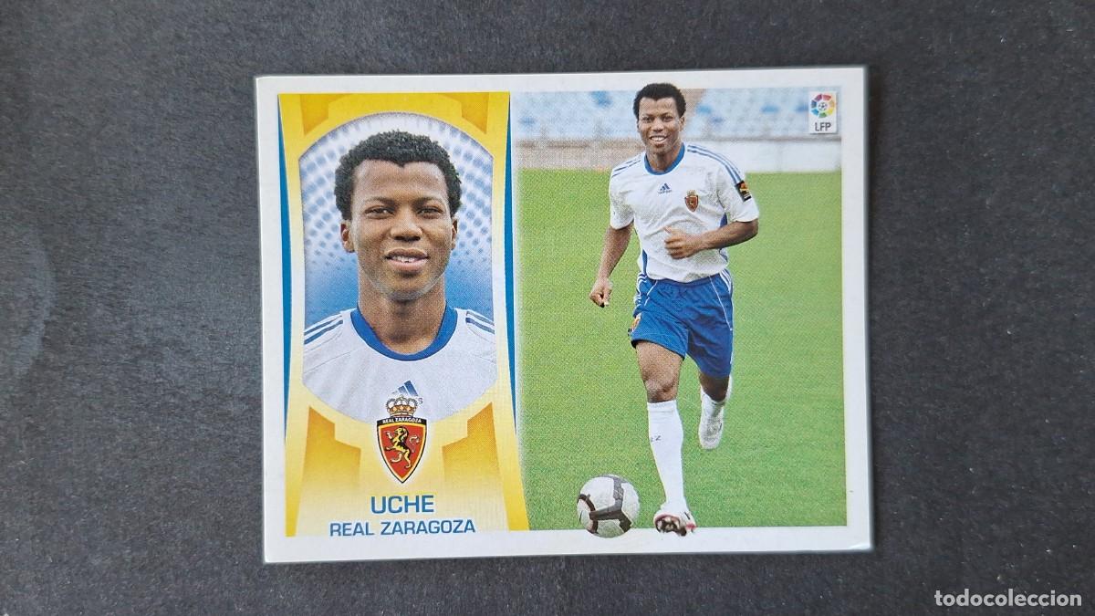 Cromos de F&uacute;tbol: L3 UCHE REAL ZARAGOZA FICHAJE 9 LIGA ESTE 2009 2010 09 10 NUNCA PEGADO SIN PEGAR