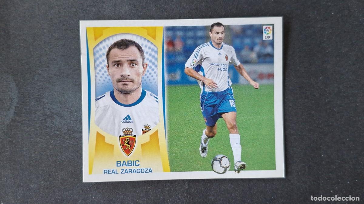 Cromos de F&uacute;tbol: L3 BABIC REAL ZARAGOZA FICHAJE 27 LIGA ESTE 2009 2010 09 10 NUNCA PEGADO SIN PEGAR