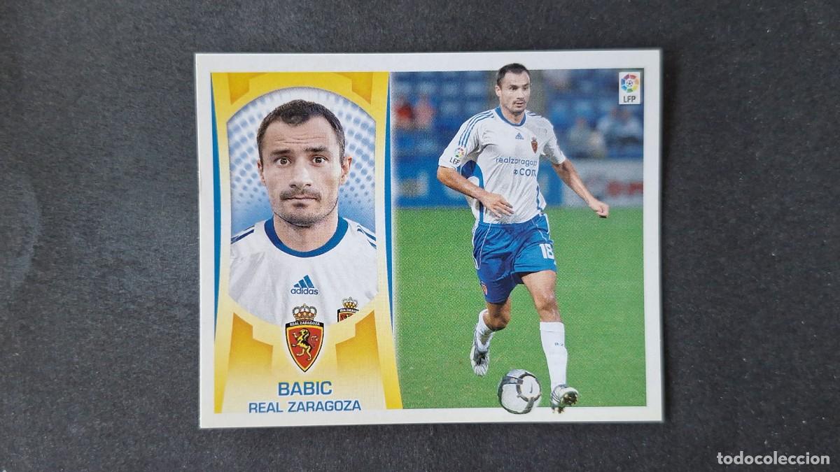 Cromos de F&uacute;tbol: L3 BABIC REAL ZARAGOZA FICHAJE 27 LIGA ESTE 2009 2010 09 10 NUNCA PEGADO SIN PEGAR