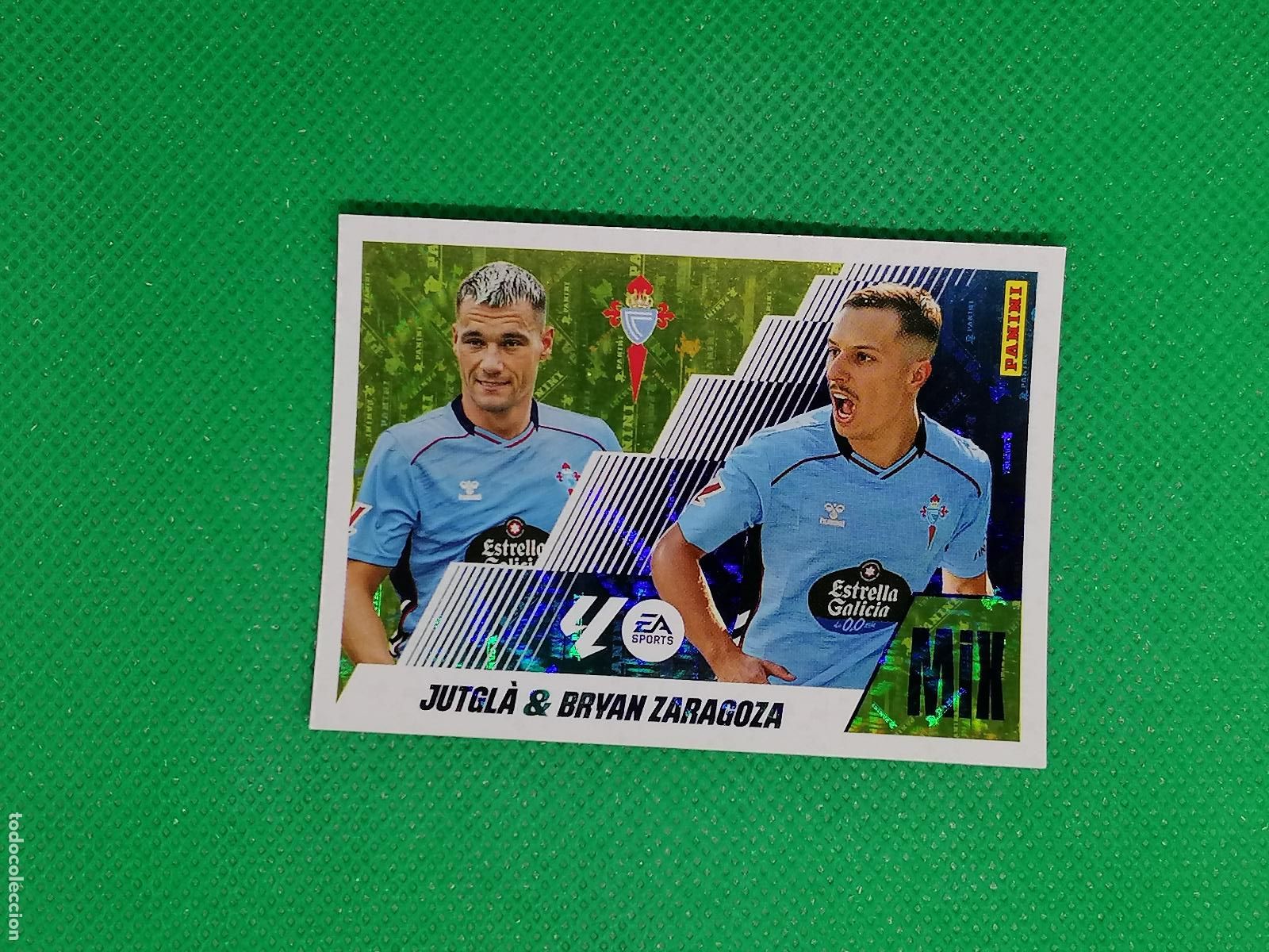Cromos de f&uacute;tbol: 8 BIS 8BIS JUTGLA BRYAN ZARAGOZA CELTA MIX ⚽ PANINI LIGA ESTE 25 26 2025 2026 ⚽