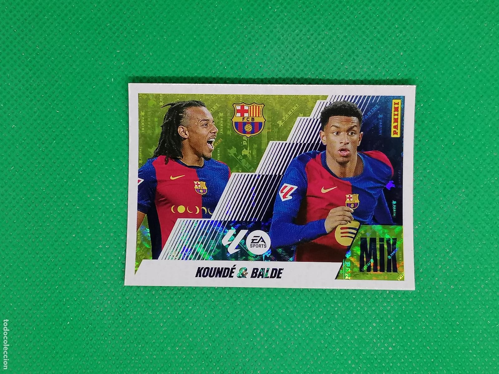 Football Stickers: 4 BIS 4BIS KOUNDE BALDE BARCELONA MIX ⚽ PANINI LIGA ESTE 25 26 2025 2026 ⚽