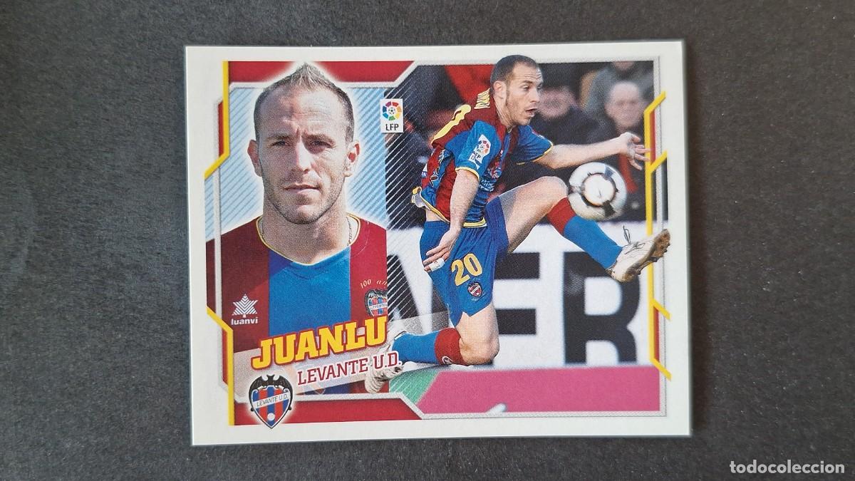 Fu&szlig;ball-Sticker: L2 JUANLU LEVANTE U. D. LIGA ESTE 2010 2011 10 11 NUNCA PEGADO SIN PEGAR