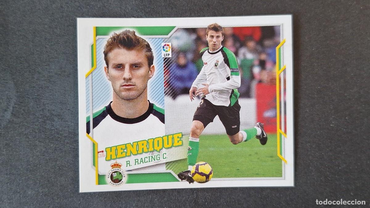 Cromos de Futebol: L2 HENRIQUE RACING DE SANTANDER LIGA ESTE 2010 2011 10 11 NUNCA PEGADO SIN PEGAR