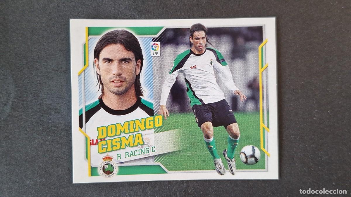 Fu&szlig;ball-Sticker: L2 DOMINGO CISMA RACING DE SANTANDER LIGA ESTE 2010 2011 10 11 NUNCA PEGADO SIN PEGAR