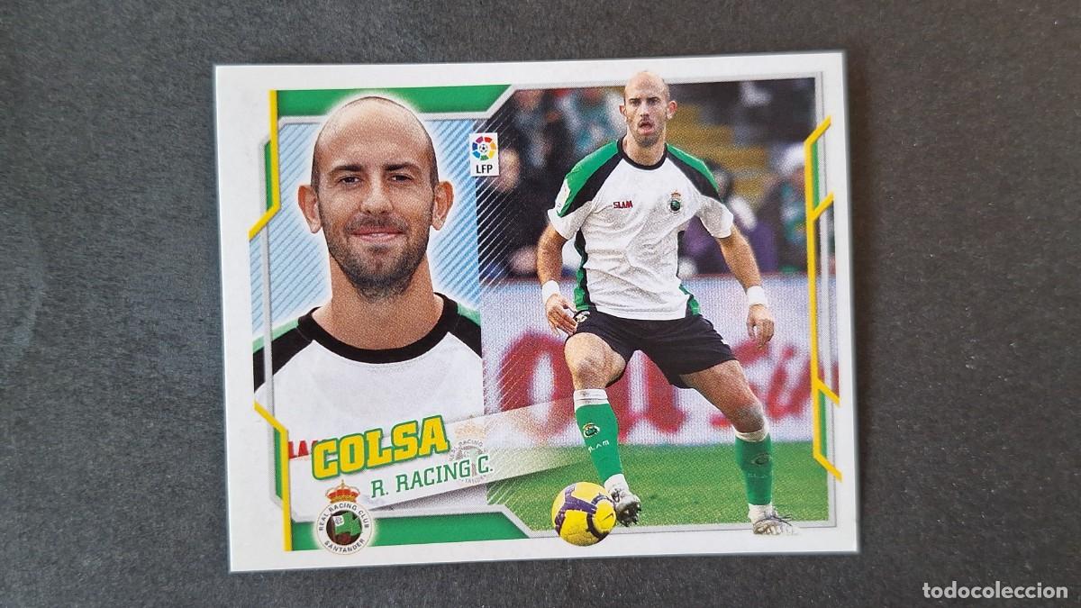 Fu&szlig;ball-Sticker: L2 COLSA RACING DE SANTANDER LIGA ESTE 2010 2011 10 11 NUNCA PEGADO SIN PEGAR