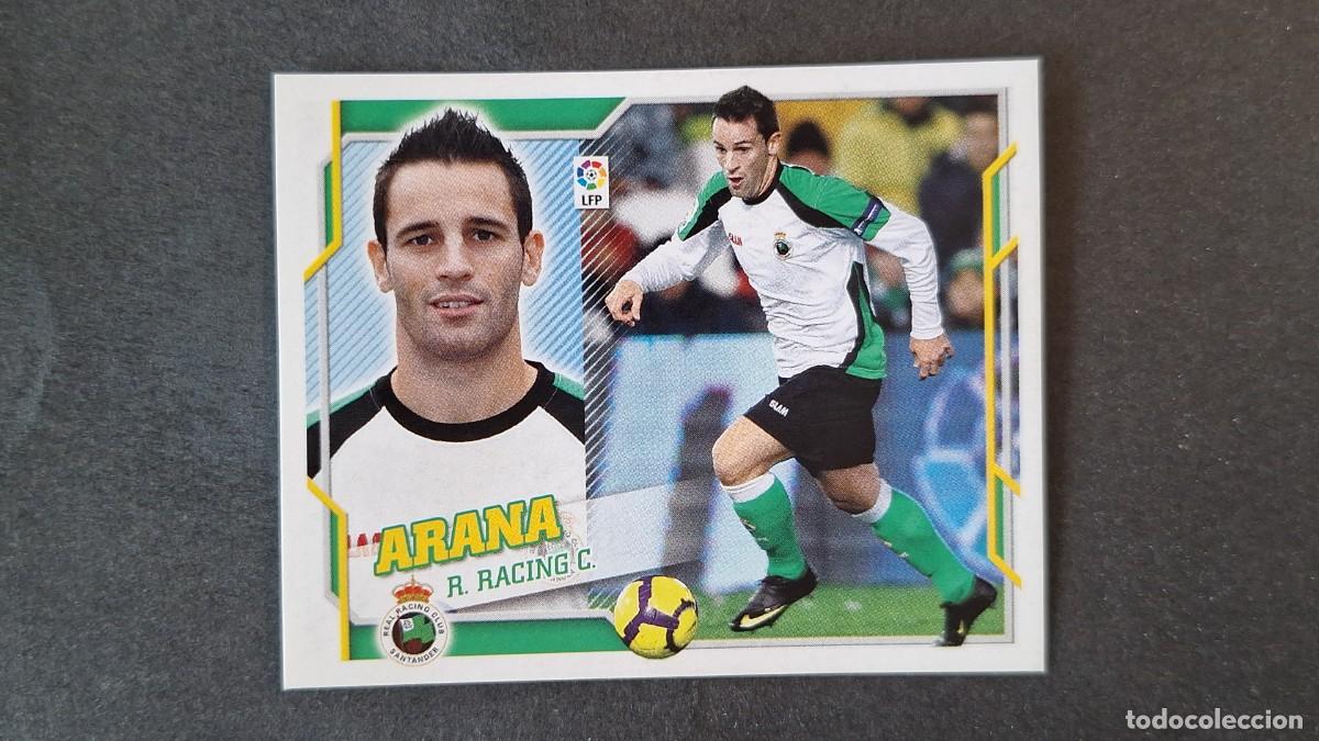 Fu&szlig;ball-Sticker: L2 ARANA RACING DE SANTANDER LIGA ESTE 2010 2011 10 11 NUNCA PEGADO SIN PEGAR