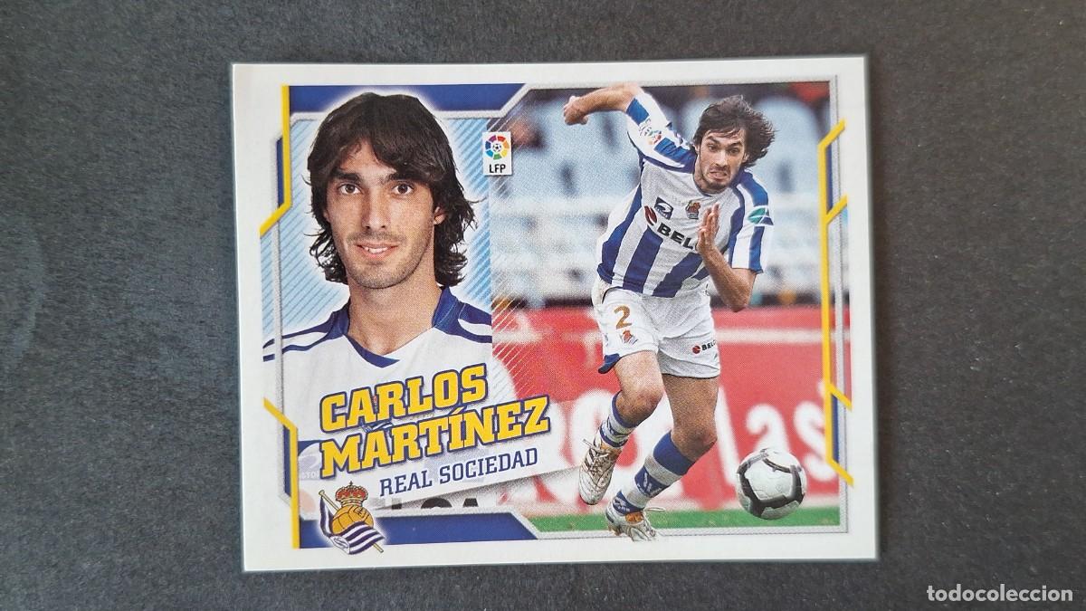 Cromos de F&uacute;tbol: L2 CARLOS MARTINEZ REAL SOCIEDAD LIGA ESTE 2010 2011 10 11 NUNCA PEGADO SIN PEGAR