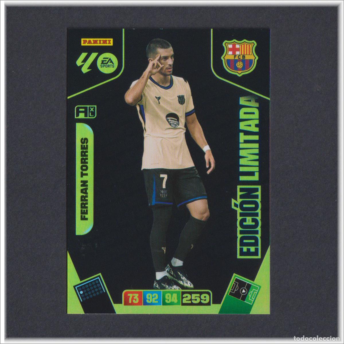Cromos de Futebol: ADRENALYN XL 2025 2026 25 26 PANINI FERRAN TORRES EDICI&Oacute;N LIMITADA BARCELONA BAR&Ccedil;A LIGA ALBUM