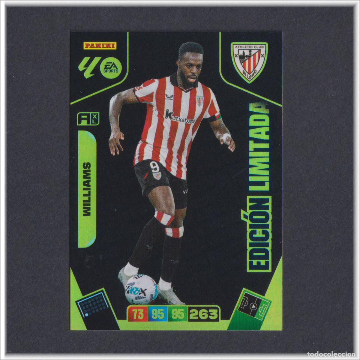 Football Stickers: ADRENALYN XL 2025 2026 25 26 PANINI WILLIAMS EDICI&Oacute;N LIMITADA ATHLETIC BILBAO LIGA ALBUM COLECCI&Oacute;N