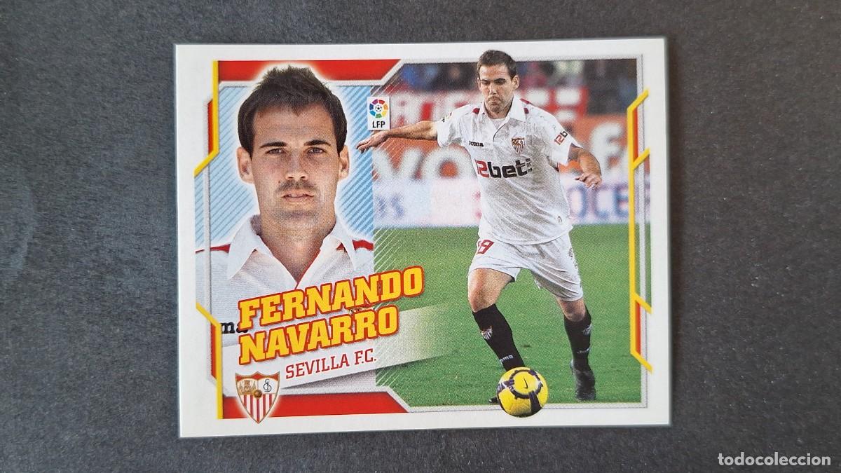 Cromos de f&uacute;tbol: L2 FERNANDO NAVARRO SEVILLA F. C. LIGA ESTE 2010 2011 10 11 NUNCA PEGADO SIN PEGAR