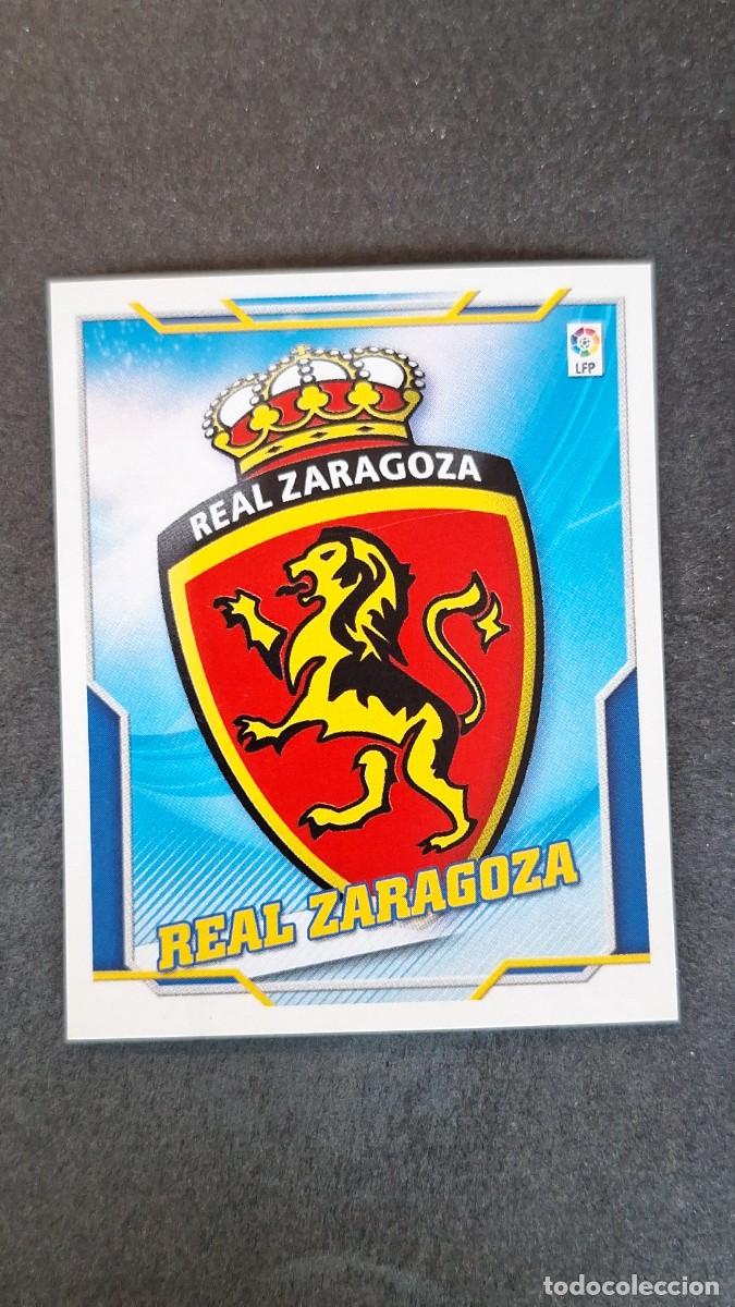 Cromos de F&uacute;tbol: L2 ESCUDO REAL ZARAGOZA LIGA ESTE 2010 2011 10 11 NUNCA PEGADO SIN PEGAR