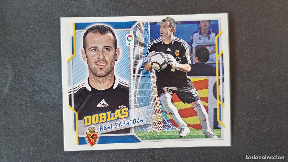Cromos de F&uacute;tbol: L2 DOBLAS REAL ZARAGOZA LIGA ESTE 2010 2011 10 11 NUNCA PEGADO SIN PEGAR