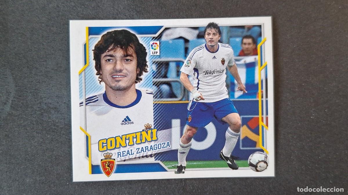 Cromos de F&uacute;tbol: L2 CONTINI REAL ZARAGOZA LIGA ESTE 2010 2011 10 11 NUNCA PEGADO SIN PEGAR