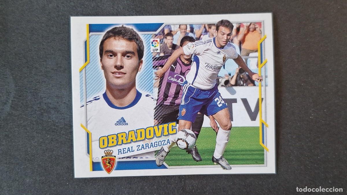 Cromos de F&uacute;tbol: L2 OBRADOVIC REAL ZARAGOZA LIGA ESTE 2010 2011 10 11 NUNCA PEGADO SIN PEGAR