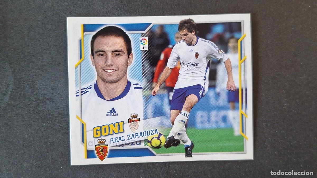 Cromos de F&uacute;tbol: L2 GONI REAL ZARAGOZA LIGA ESTE 2010 2011 10 11 NUNCA PEGADO SIN PEGAR
