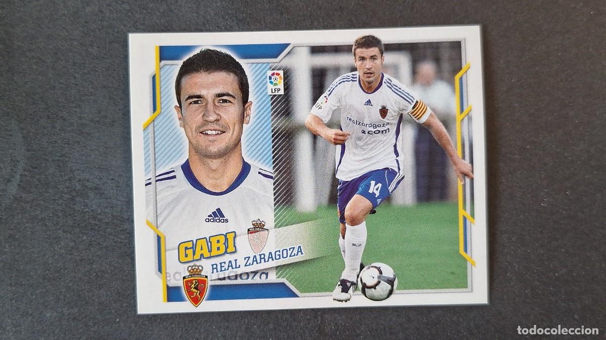 Cromos de F&uacute;tbol: L2 GABI REAL ZARAGOZA LIGA ESTE 2010 2011 10 11 NUNCA PEGADO SIN PEGAR