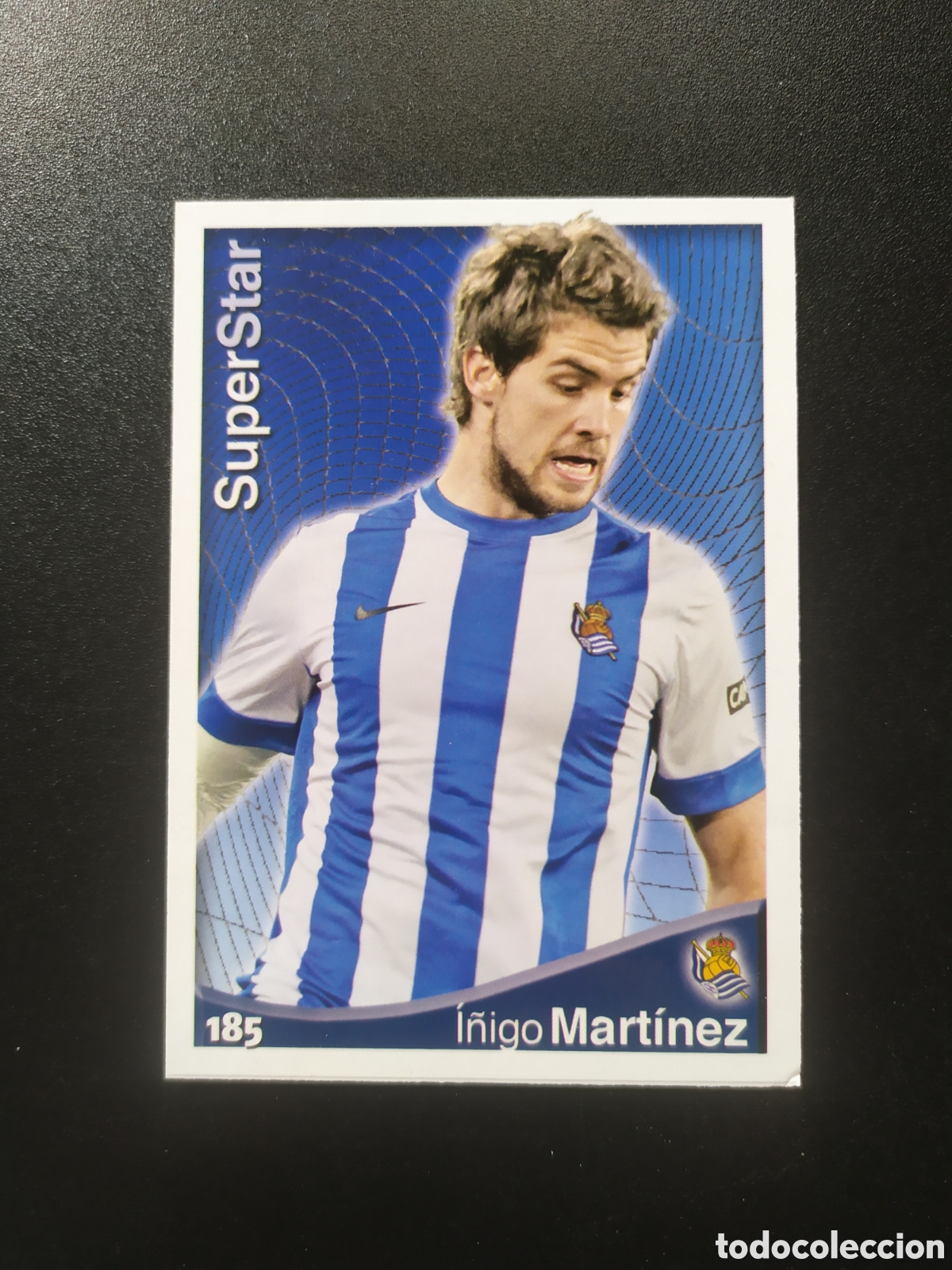 Figurine di Calcio: Mundicromo fichas Liga 2014 2015 14 15 I&ntilde;igo Mart&iacute;nez superstar error n&deg; 185 Real Sociedad