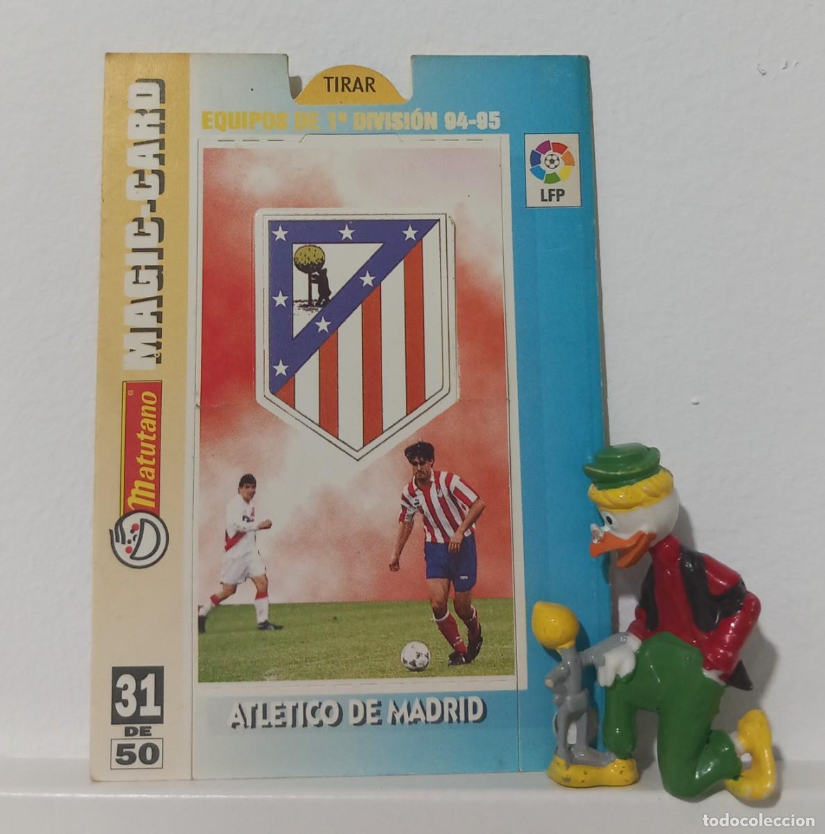 Cromos de F&uacute;tbol: 1995:Matutano 1994-95, Atletico de Madrid 31