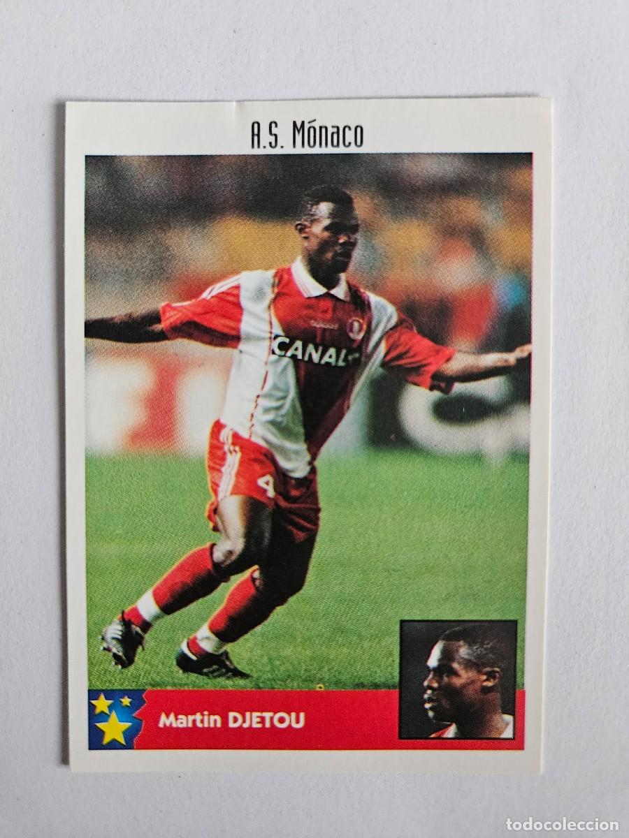 Cartes &agrave; collectionner de Football: PANINI LOS MEJORES EQUIPOS DE EUROPA 97 98 1997 1998 NUNCA PEGADO MONACO N&ordm; 175 DJETOU
