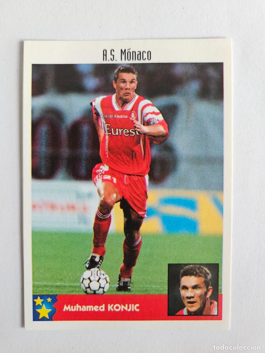 Fu&szlig;ball-Sticker: PANINI LOS MEJORES EQUIPOS DE EUROPA 97 98 1997 1998 NUNCA PEGADO MONACO N&ordm; 171 KONJIC