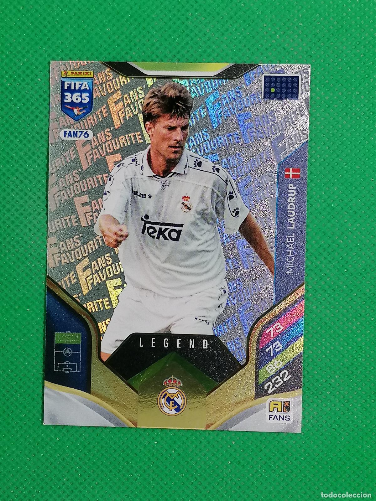 Figurine di Calcio: FAN76 LAUDRUP REAL MADRID LEGEND FANS FAVOURITE ⚽ PANINI ADRENALYN FIFA 365 2025 2026 25 26 ⚽