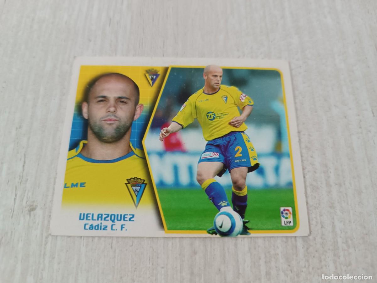 Cromos de F&uacute;tbol: VEL&Aacute;ZQUEZ NUNCA PEGADO LIGA ESTE 2005 2006 05 06