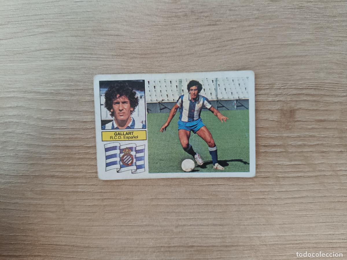 Figurine di Calcio: CROMO DE F&Uacute;TBOL LIGA ESTE GALLART FICHAJE 2 ESPA&Ntilde;OL SIN PEGAR NUNCA PEGADO 82 83 1982 1983