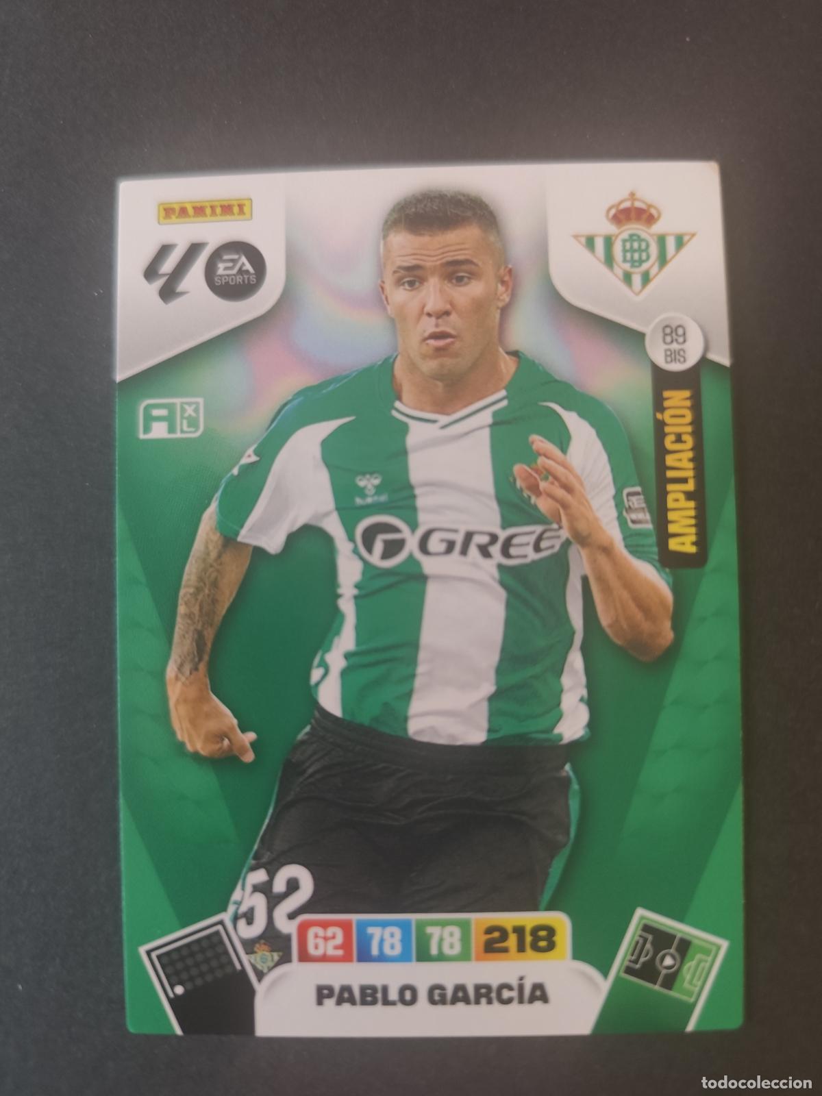 Cartes &agrave; collectionner de Football: 89 BIS PABLO GARC&Iacute;A BETIS POCKET BOX AMPLIACI&Oacute;N ADRENALYN 2025 2026 25 26