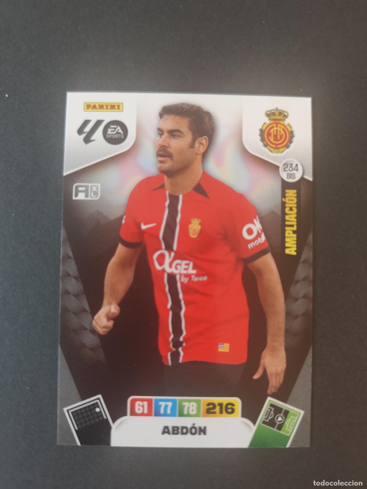 Figurine di Calcio: 234 BIS ABD&Oacute;N MALLORCA SOBRE PREMIUM ORO AMPLIACI&Oacute;N ADRENALYN 2025 2026 25 26